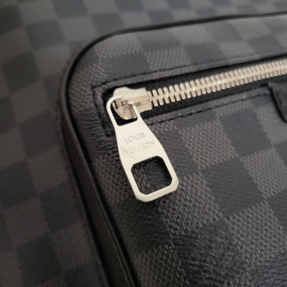 *SOLD*Josh Damier Graphite Canvas in Grey - Picture 8 of 13